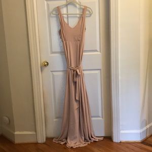 Show Me Your Mumu Dusty Blush Crisp Jenn Maxi